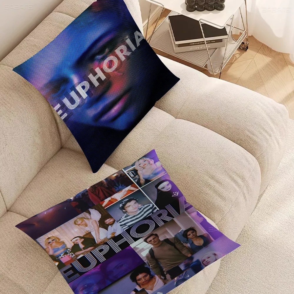 Euphoria TV Show Pillow Cover Sofa Cushion Cover Home Room Decoration Children Gift