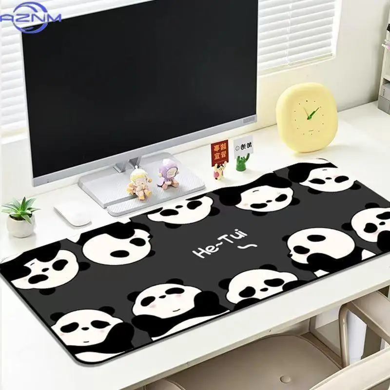 Cartoon illustration mouse pad oversized cute girl dormitory computer table pad large keyboard pad