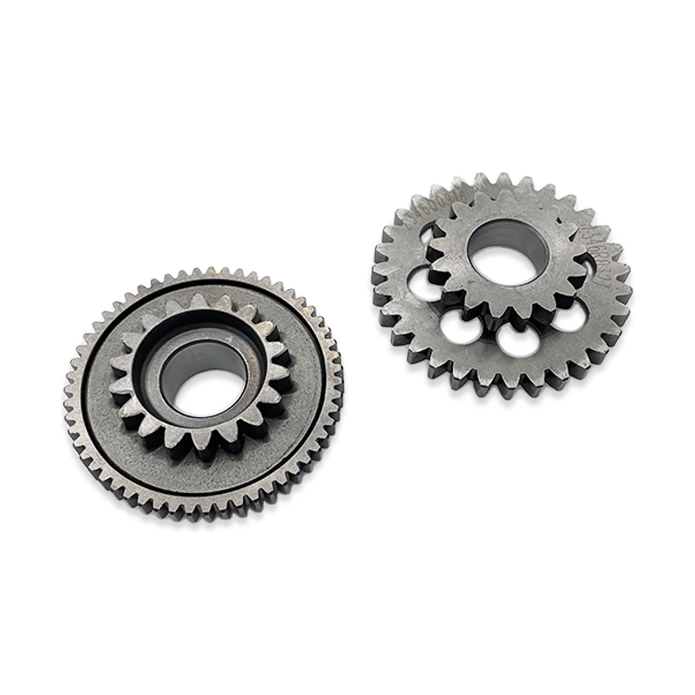 OTOM Motorcycle Starter Dual Gear Set For ZONGSHEN NX 250 ZS178MM-2 Engine Parts Torque Limiter Skeletonized Starter Idler Gear