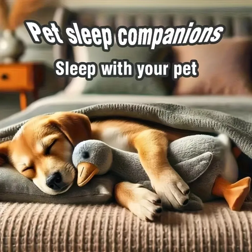 

50cm Cute Energy Release Duck Dogs Toy Goose Dolls Colorful Pet Companion Toy Cartoon Soft Cats Toy