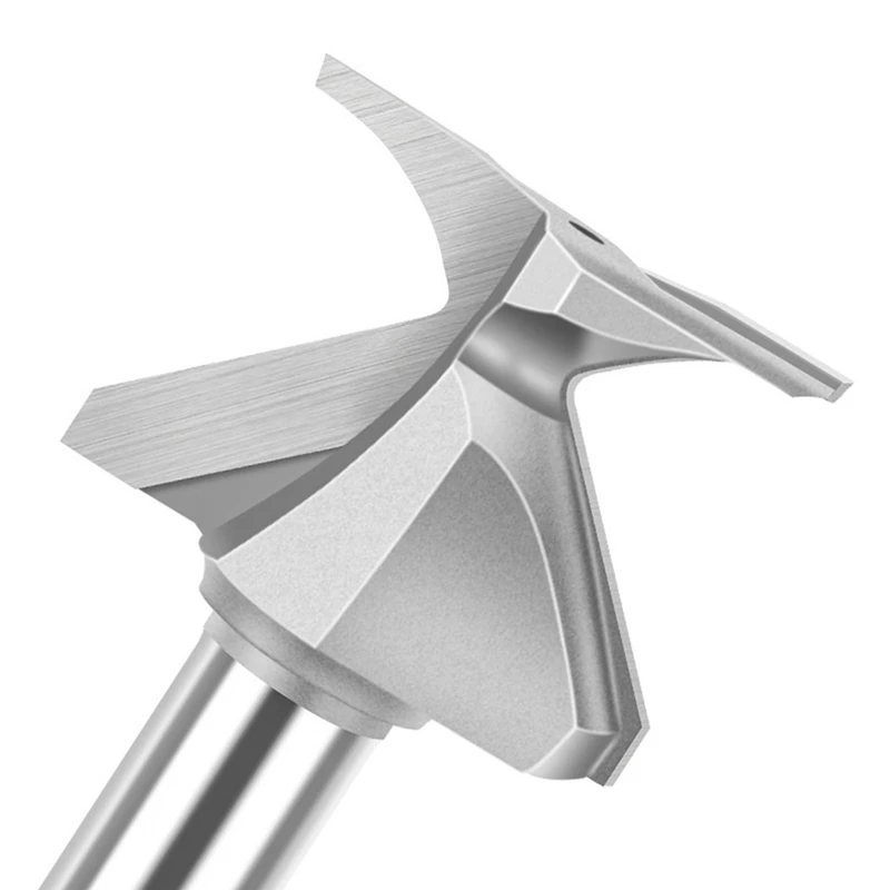 A53Q-R18/R30 1/2-Inch Shank Woodworking Router Bit Double Flute Router Bits Milling Cutter For Wood Hand Tools