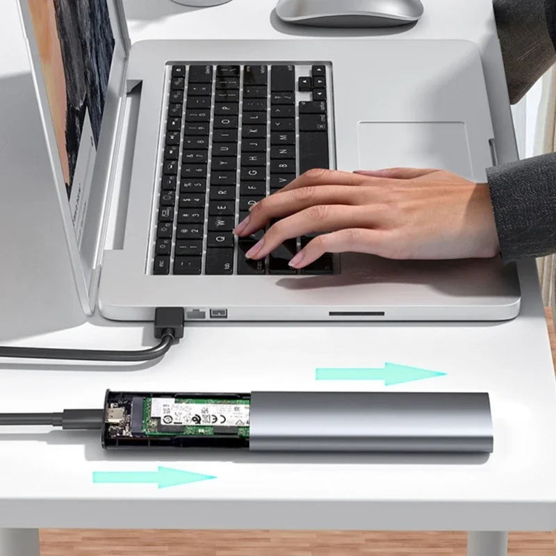 M.2 NVME إلى USB 3.1 قرص صلب لـ 2242/2260/2280/2230 دعم B-Key M-Key B+M مفتاح محرك أقراص صلبة محول