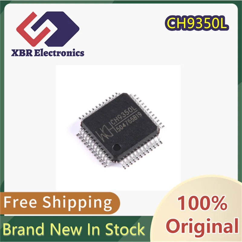 (5/20 pieces) CH9350L LQFP-48 USB Keyboard/Mouse to Serial Communication Control Chip IC Brand New Original Product In Stock