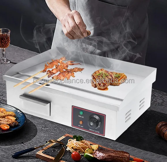 Commercial Electric Griddle Flat Top - عرض خاص: شواية كهربائية تجارية للمطاعم