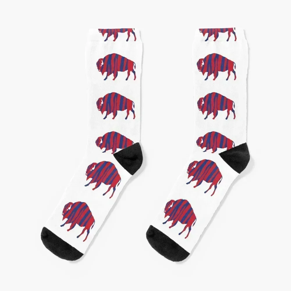 

Zubas Bison Socks happy Children's kids Socks Man Women's