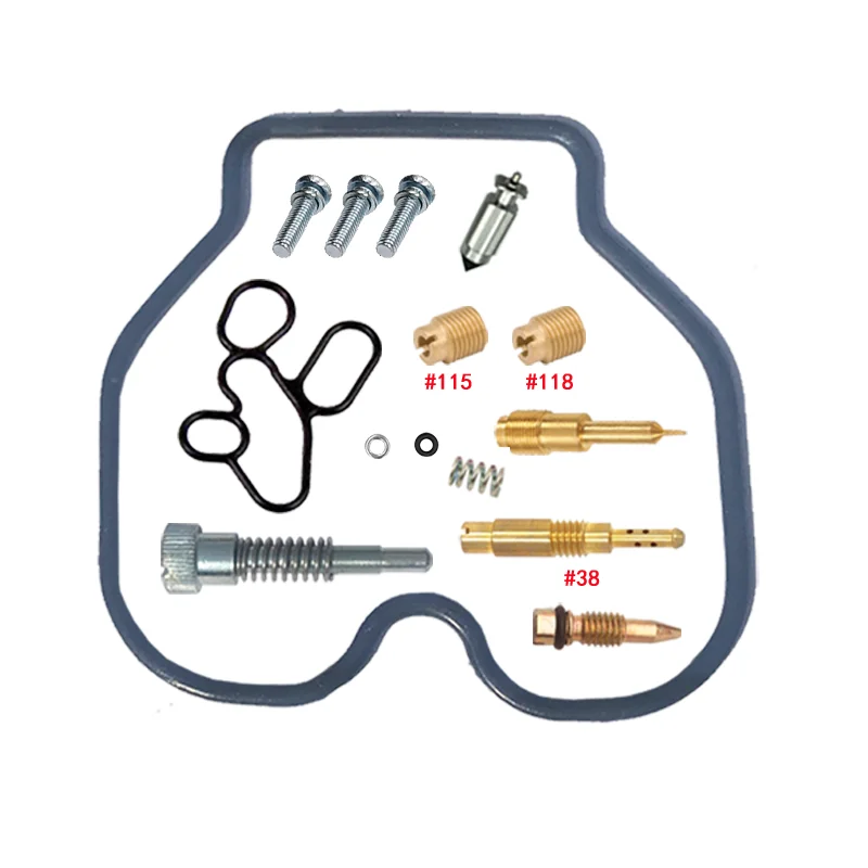 Honda CBR125R CBR150R Carburetor Repair Kit with Float & Air Cut diaphram Parts