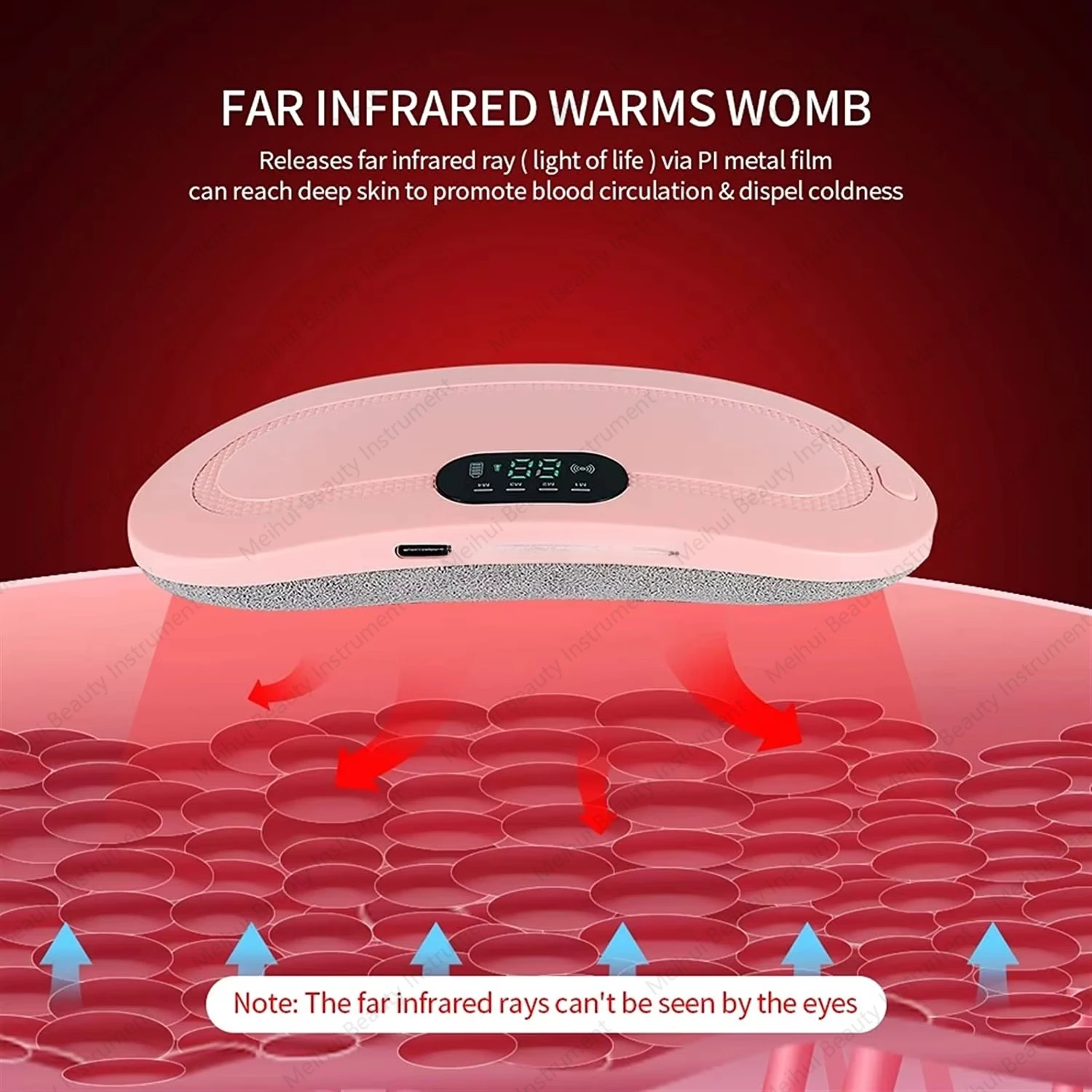 Warm Moon Palace Treasure Warm God Device Warm Moon Palace Protection Electric Heating Vibration Warm Belly Treasure
