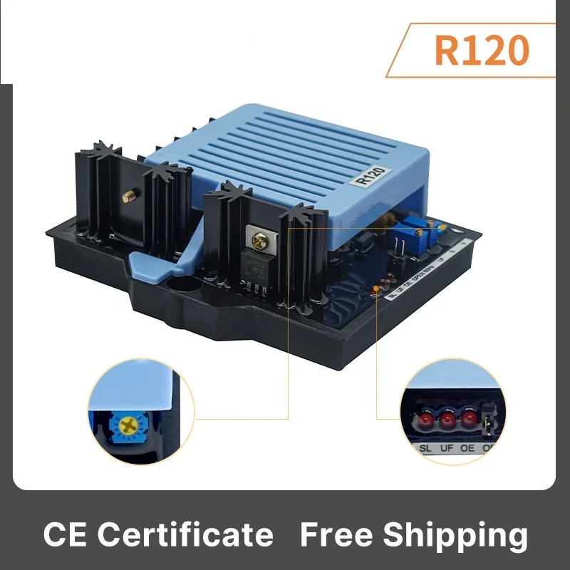 AVR for Power Generator R120 Diesel Generator Circuit Diagram AVR Digital Genset AVR Factory Price R120