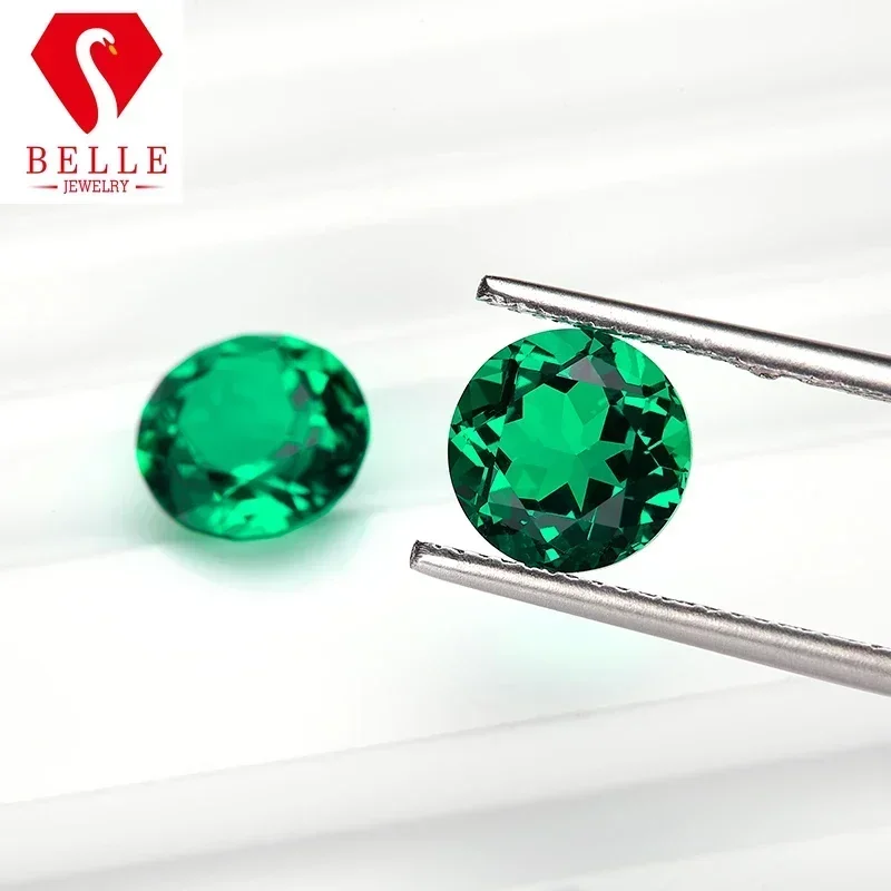 

BELLE Hot Sale Brilliant Cut Lab Grown Emerald Loose Moissanite VVS AGL Certificated Diamond Beads for Jewelry Making Charms/DIY