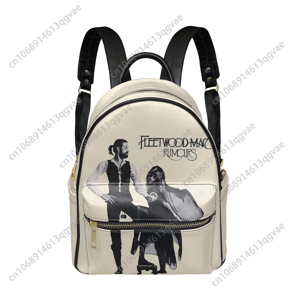 Fleetwood Mac Blues Rock Band Backpack Womens Men Personalized Double Shoulder Bag Business Travel Bookbag Rucksack Gift Daypack