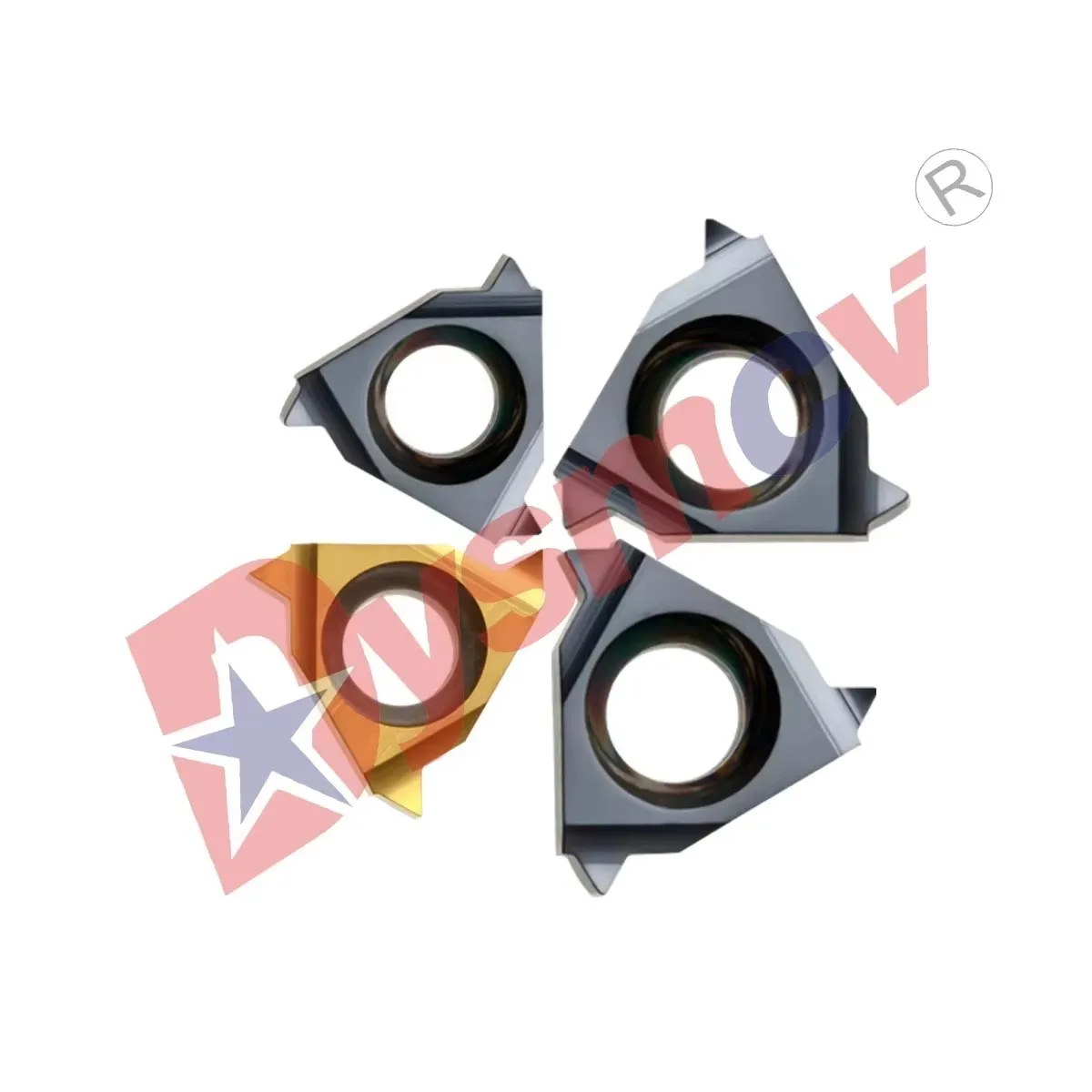 DESKAR Numerical Control Internal Thread Cutting Inserts 08IR A60 LDC Processing Steel Parts 06/08IR A55/60 LDA General Material