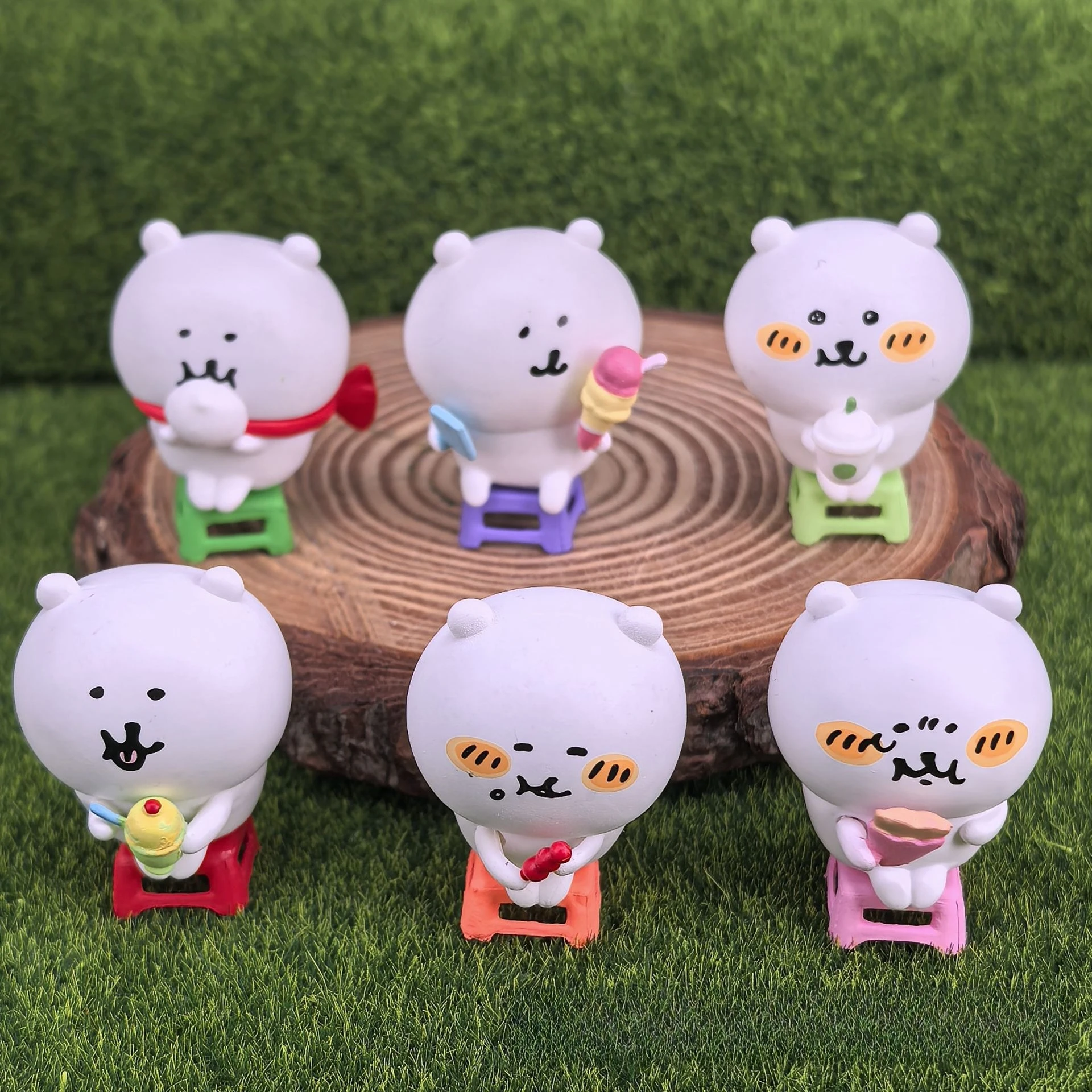 Kawaii Nagano Bear Blind Box Figure Set Cute Foodie-themed Bear Collectible Figures 6Pcs Set for Fans view 5