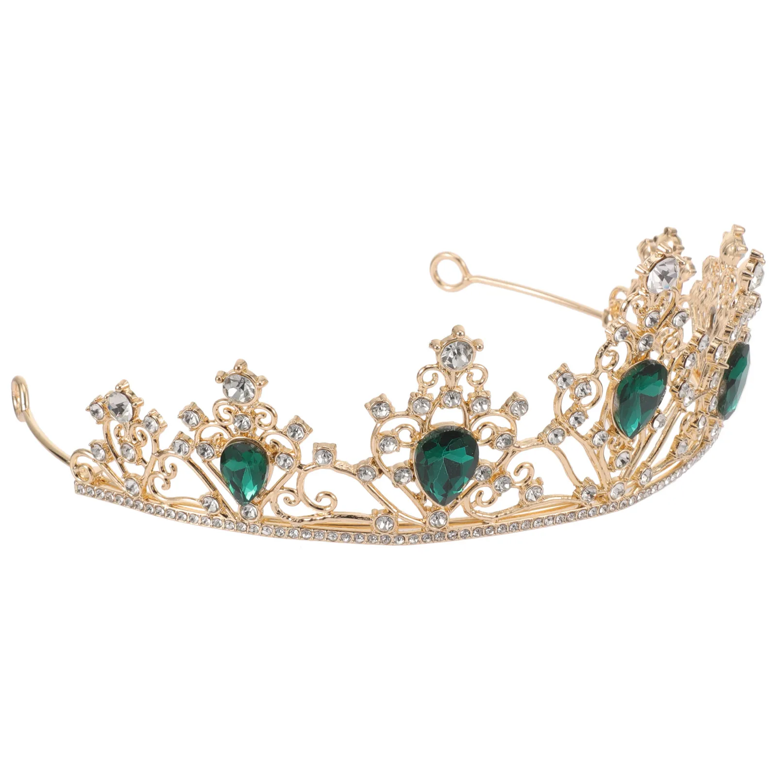 

1Pcs Elegant Vintage Rhinestone Crown Classic Queen Bridal Wedding Hairpiece Hair Accessory for Women Crown Wedding Hair