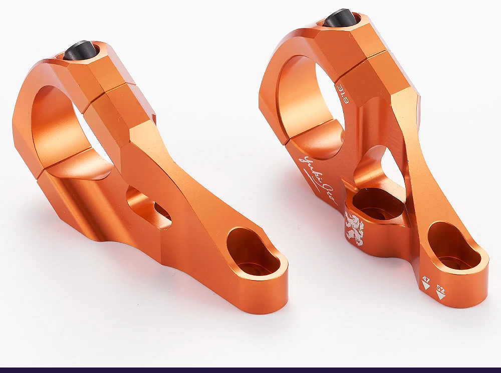 KRSEC MTB Fahrradvorbau + TC4 M6 Schrauben CNC Aluminiumlegierung Downhill Fahrradlenker 31,8mm DH/AM/FR Fahrradzubehör – Detail 13