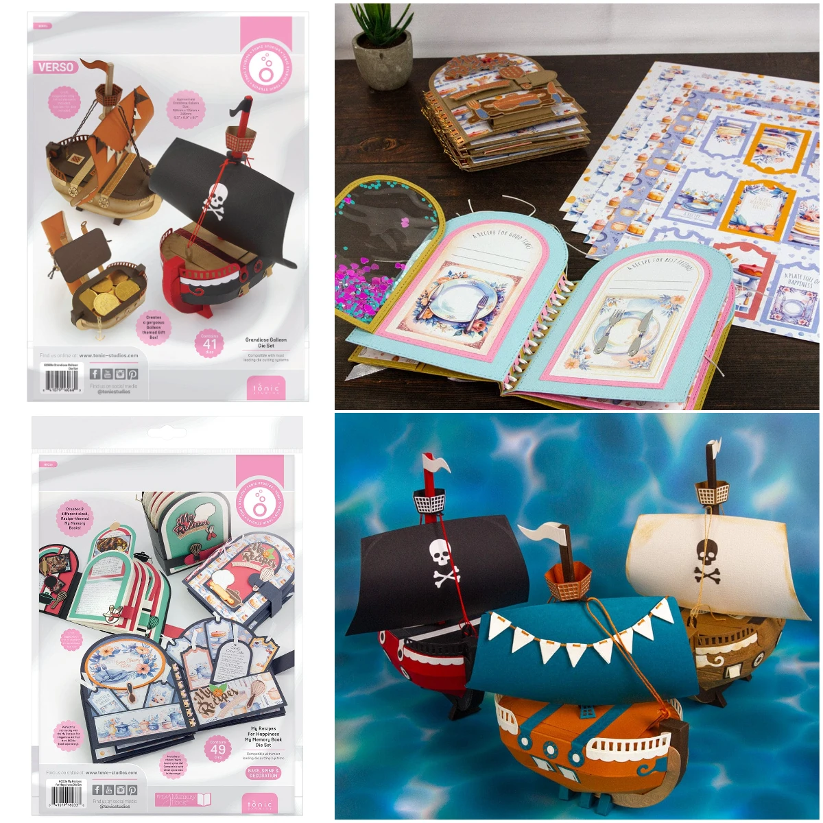 

Grandiose Galleon Gift Box Die Set Metal Cutting Dies Scrapbook Diary Decoration Stencil Embossing Template DIY Greeting Card