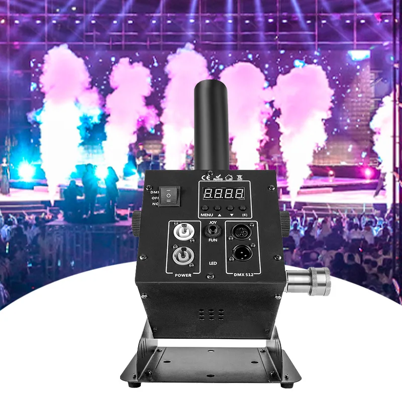 Máquina De Coluna De Ar De Cor Cheia, CO2 DMX512 DJ Smoke Fog Machine, Máquina De Coluna De Ar, Efeito De Palco