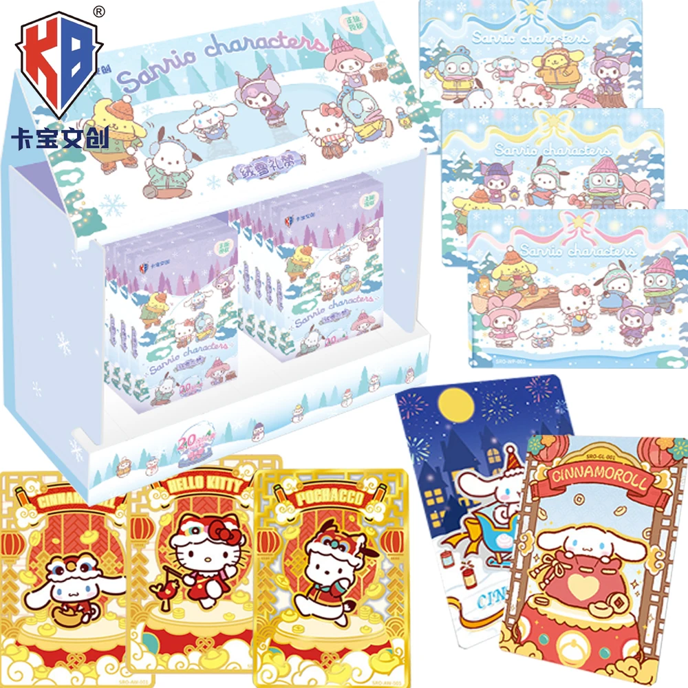 

Genuine KABAO Sanrio Characters Collection Cards High Quality Cartoon Cute Anime Star Exquisite Fun Lucky Cards Kid Hobby Gift