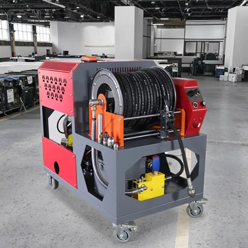 2900Psi 85LPM 37HP Pressure Water Jet Pump Cleaner Sewage Pipeline Dredging Machine Drain Sewer Pressure Washing Jetter