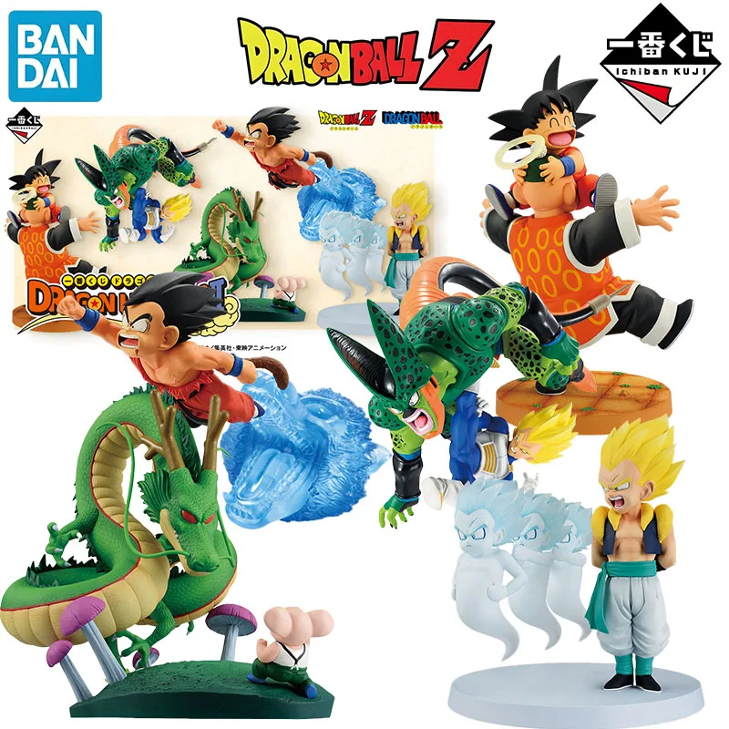 

Bandai натуральная Ichiban KUJI Dragon Ball Z аниме персонаж Сон Гоку ШЕНРОН для детей коллекция рождественских подарков экшн-игрушки модель