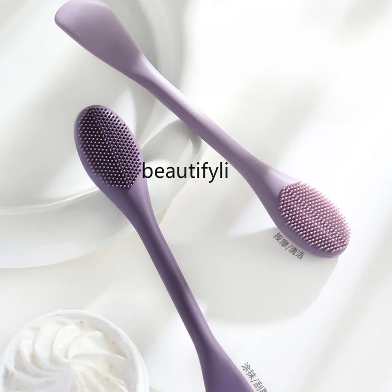 

Double-head silicone mask brush, mud film brush, face-specific white mud application tool, cleaning, glue brush