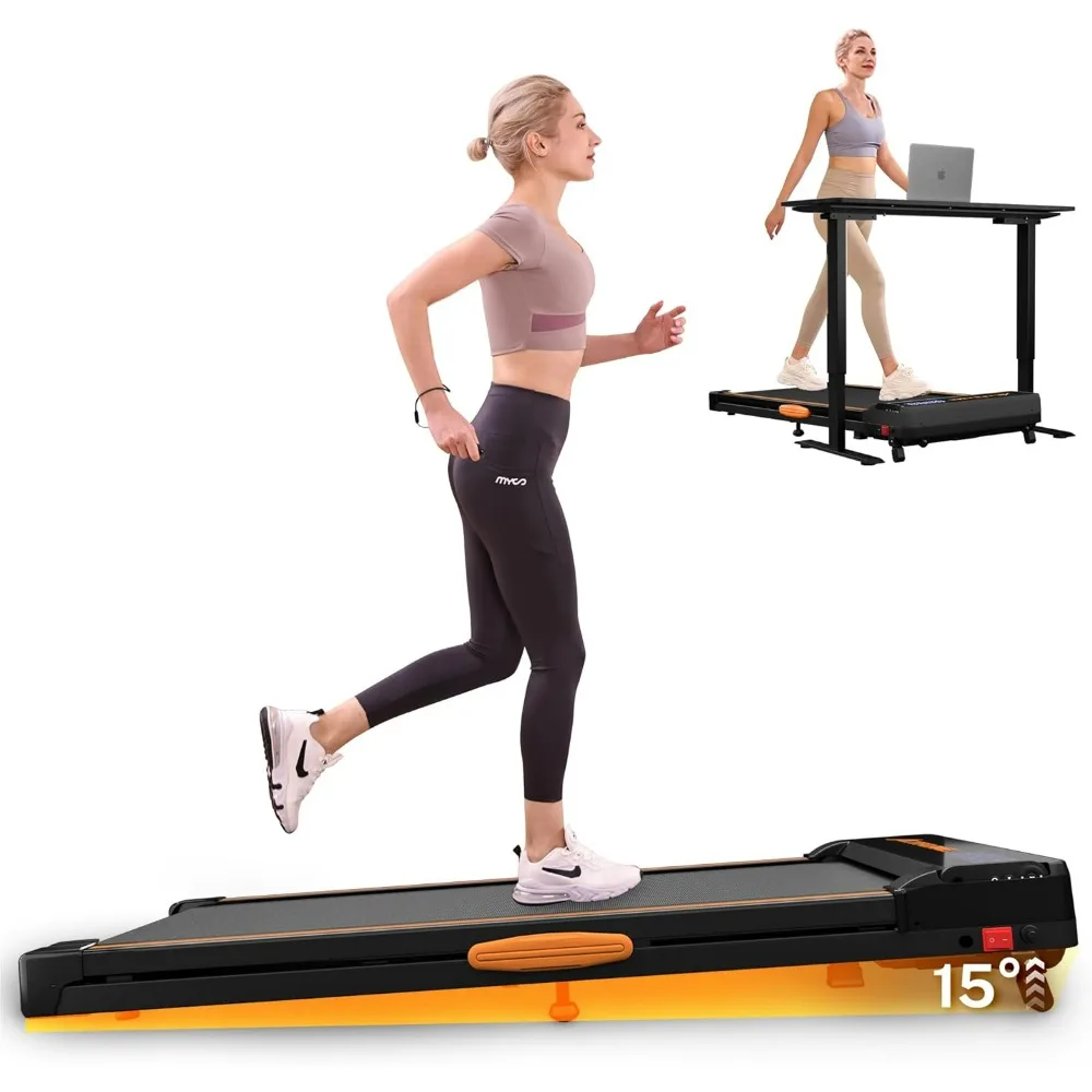 Walking Pad Treadmill with Incline, Under Desk Treadmills, Portable Treadmill for Home Office, Walking Pad 4 in 1 Treadmill