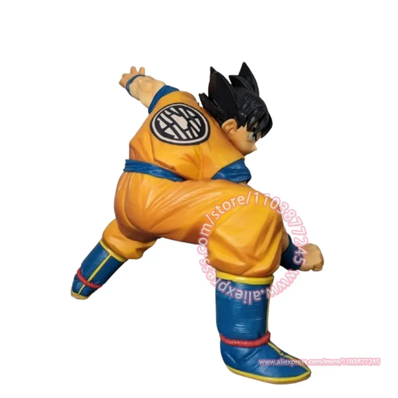 BANDAI BANPRESTO Dragon Ball Son Goku FES ของเล่นเด็กอะนิเมะอุปกรณ์ต่อพ่วงตกแต่งโต๊ะรุ่นแนวโน้มรูปมือปัจจุบัน