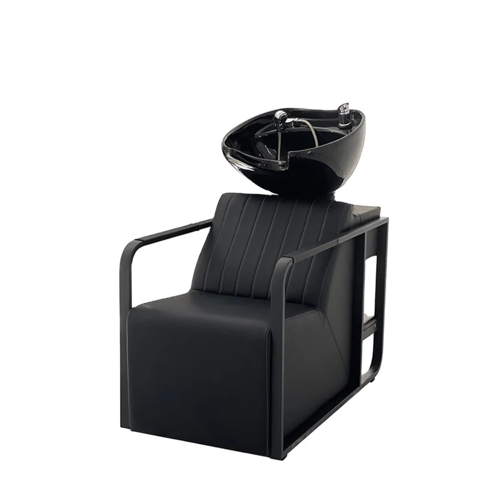 

Hairdressing Hair Salon Mobile Wash Shampoo Chair Ceramic Basin Shampoo Bowl