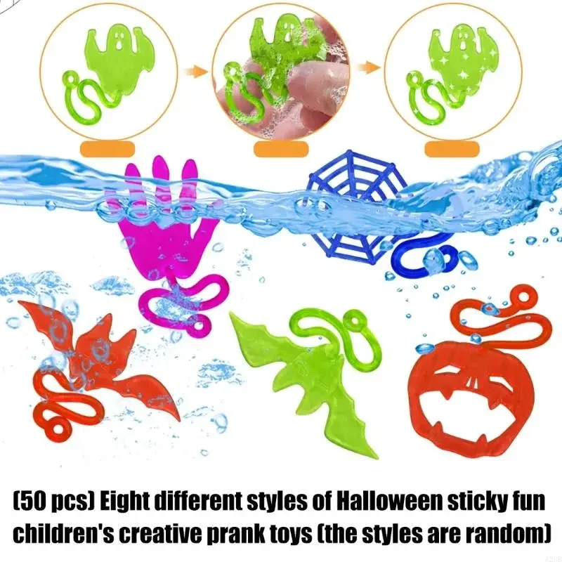 السائبة مرونة النخيل مسكنات الإجهاد 50 قطعة مادة متينة الاطفال عيد ميلاد الكمامة لعبة حجم السفر لوازم النشاط الداخلي 15UB #5