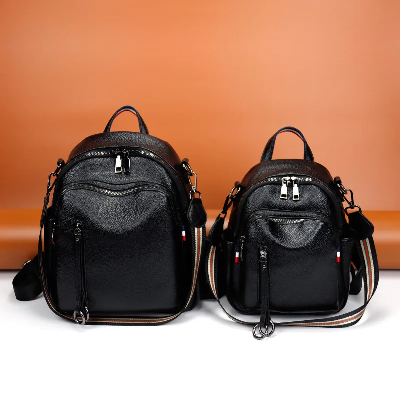 Borse a tracolla da donna in stile coreano Zaini casual da donna in pelle Borsa da scuola per ragazza Borsa da viaggio da donna Zaini femminili