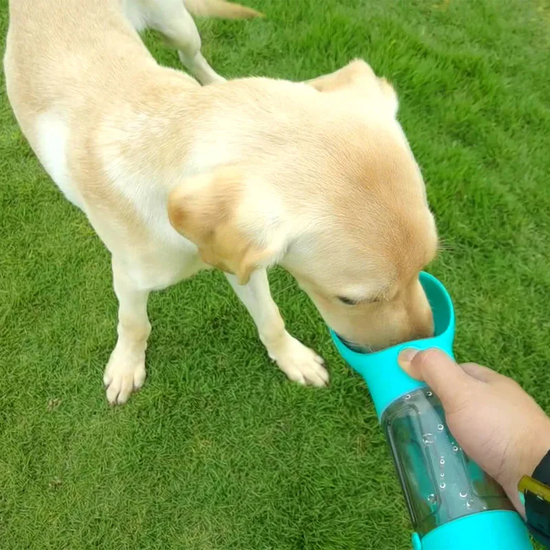 Portable Cat Dog Water Bottle Food Feeder Drinker 3 In 1 Leak Proof Multifunctional Travel Outdoor Drinking dog supplies