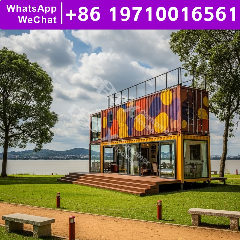 

20 Foot Shipping Container House 320 Square Feet Prefab Container Homes Container House Anti Rust Standalone Home Long Life