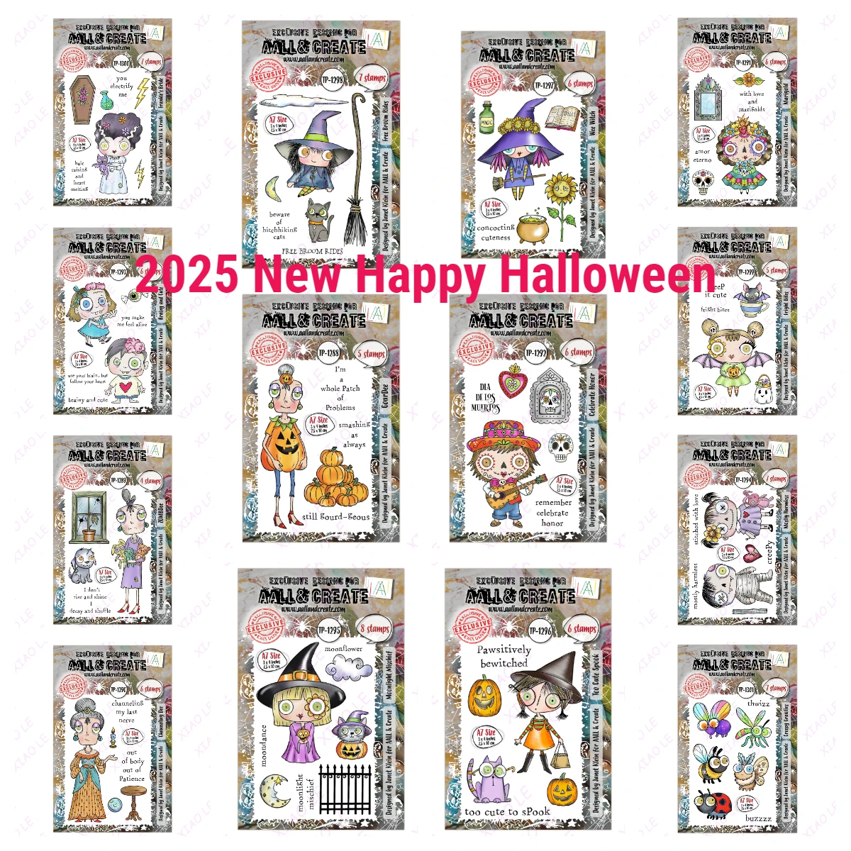 

Moonlight Mischief Halloween Witch Silicone Stamps Diy Scrapbook Diary Decoration Embossed Paper Card Album Craft Template New
