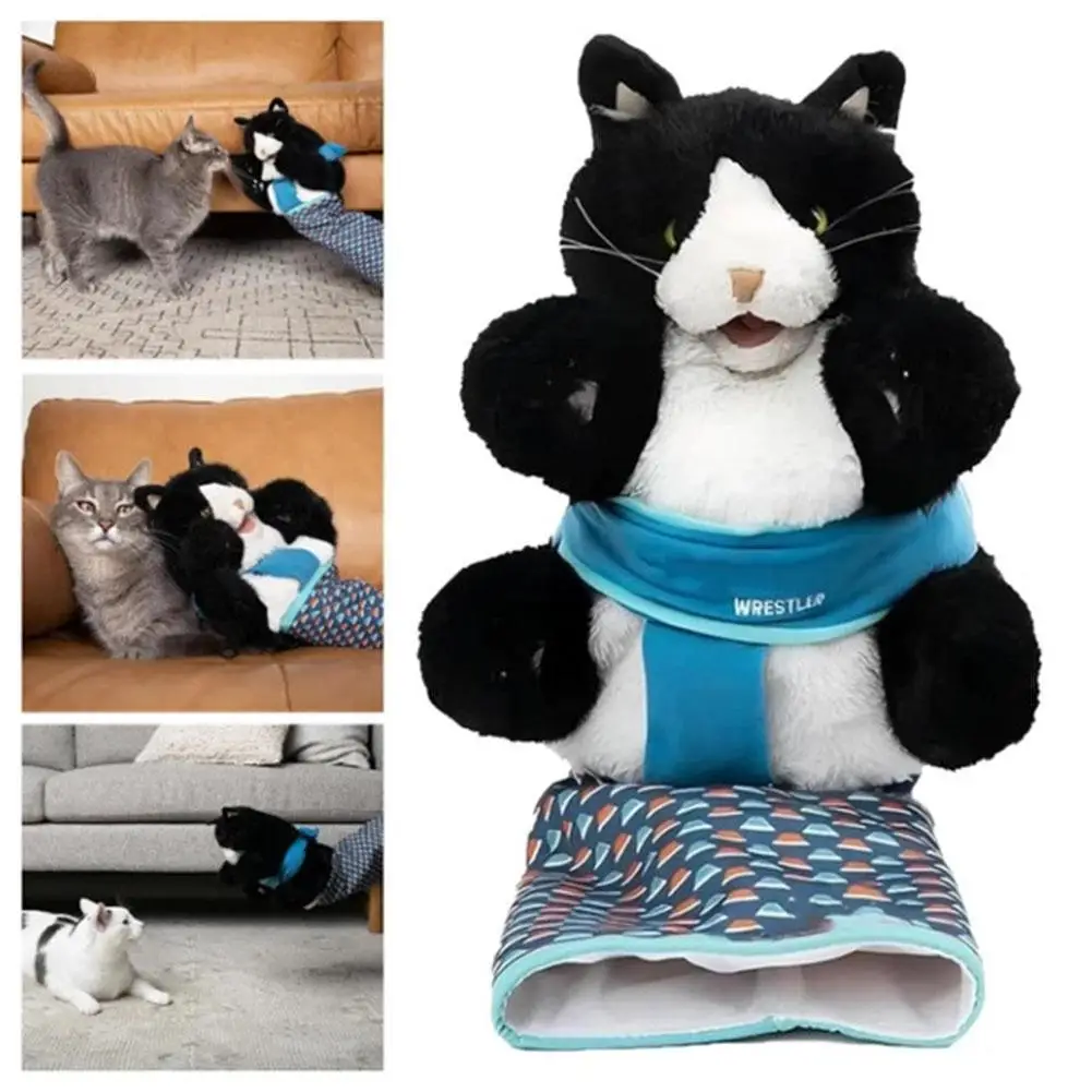 Katze Wrestling Handschuhe Kätzchen Haustier Spielzeug Handschuhe Interaktive Katze Wrestling Handschuhe Katze Wrestling Spielzeug Puppe Haustier Puppen Liefert