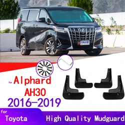 for Toyota Alphard AH30 2016~2019 2017 2018 Car Fender Mudguard Mud Flaps Guard Splash Flap Car Accessories