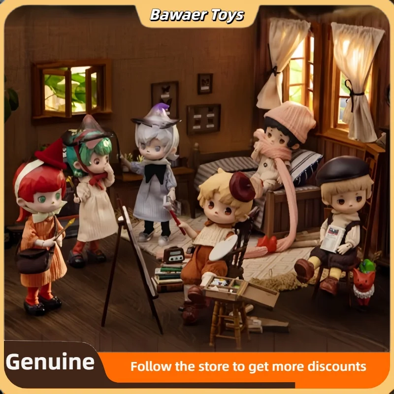 

Подлинная коробка Penny'S Box, кукла Bjd Mini 1/12, экшн-фигурка, маленькая художник и маленькая ведьма, серия игрушек, украшение, слепая коробка, подарочные игрушки