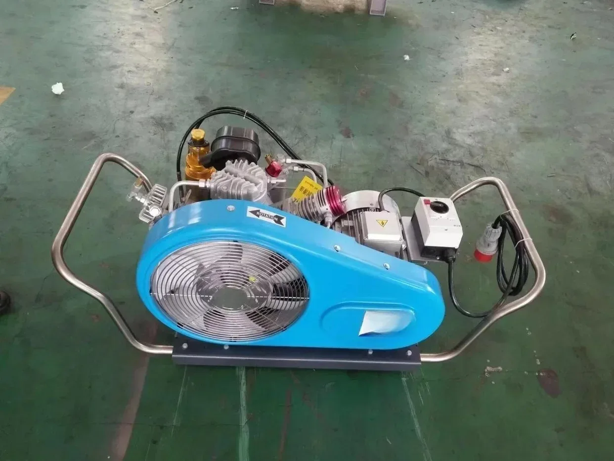 fast delivery 300bar 4500 psi scuba compressor electric air compressor