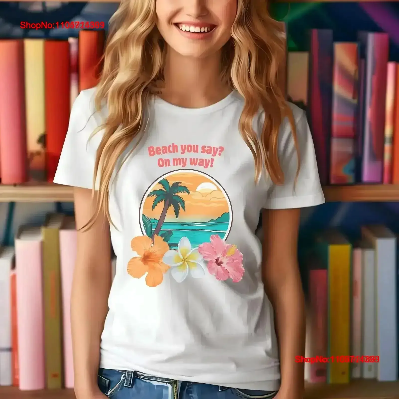 Beach Vibes Tropical Getaway T Shirt with Hibiscus Frame Perfect Summer Vacation for Shirtn Girls Cute Lover vintage Washed