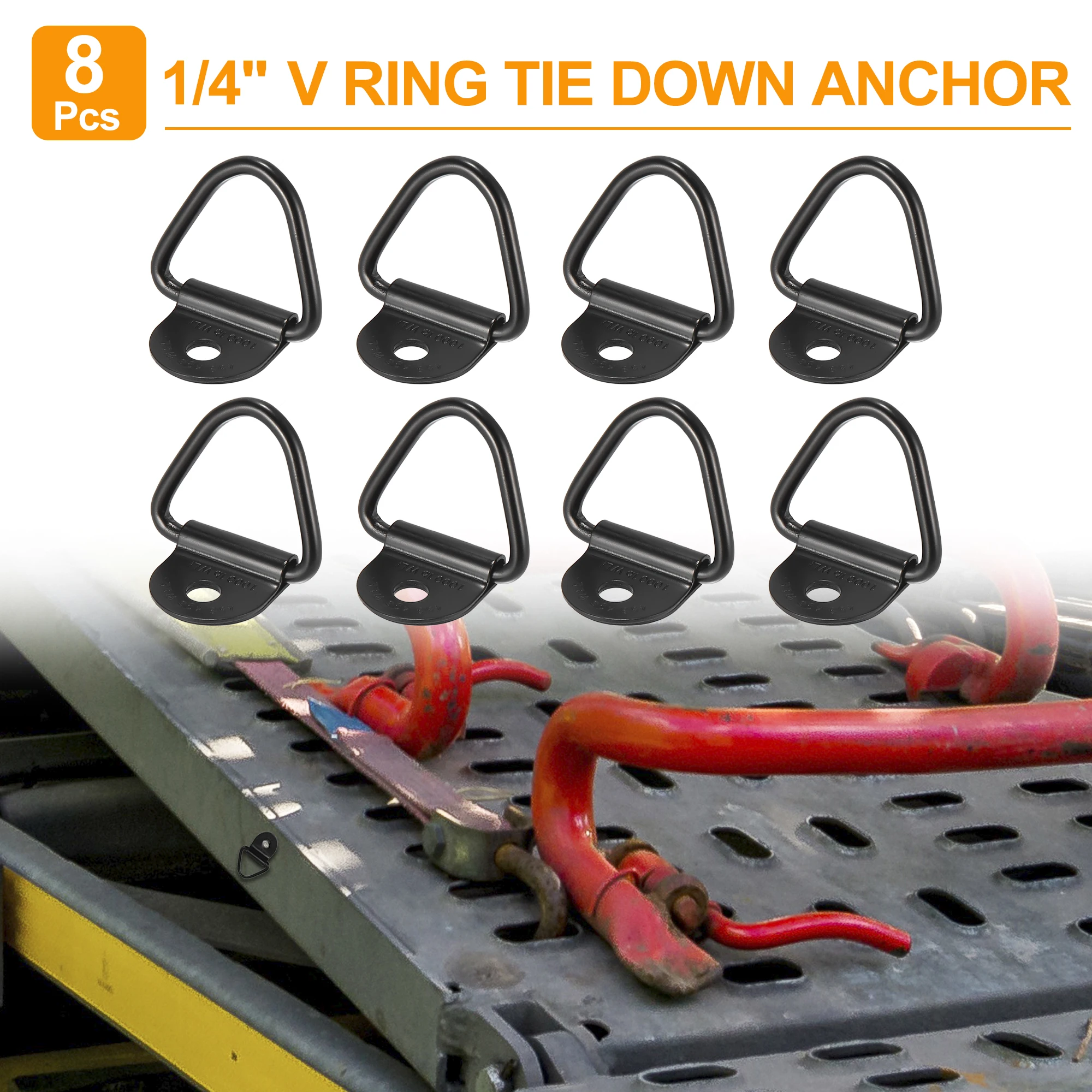 Uxcell V Shape Tie Down Anchor 1/4