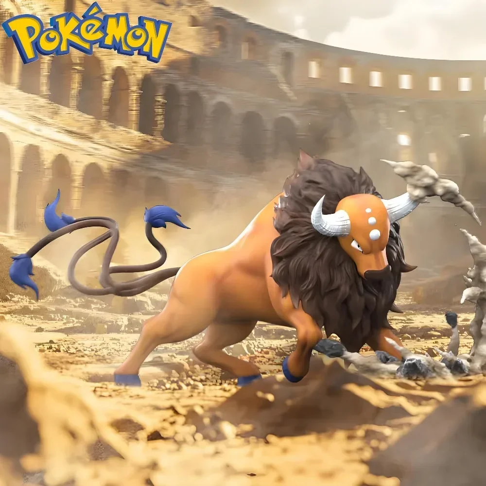 Figura de Pokemen de Anime de 6-7cm, figuras de acción de Tauros, estatua de Pvc, adornos de escritorio, modelo de colección, juguetes, regalos