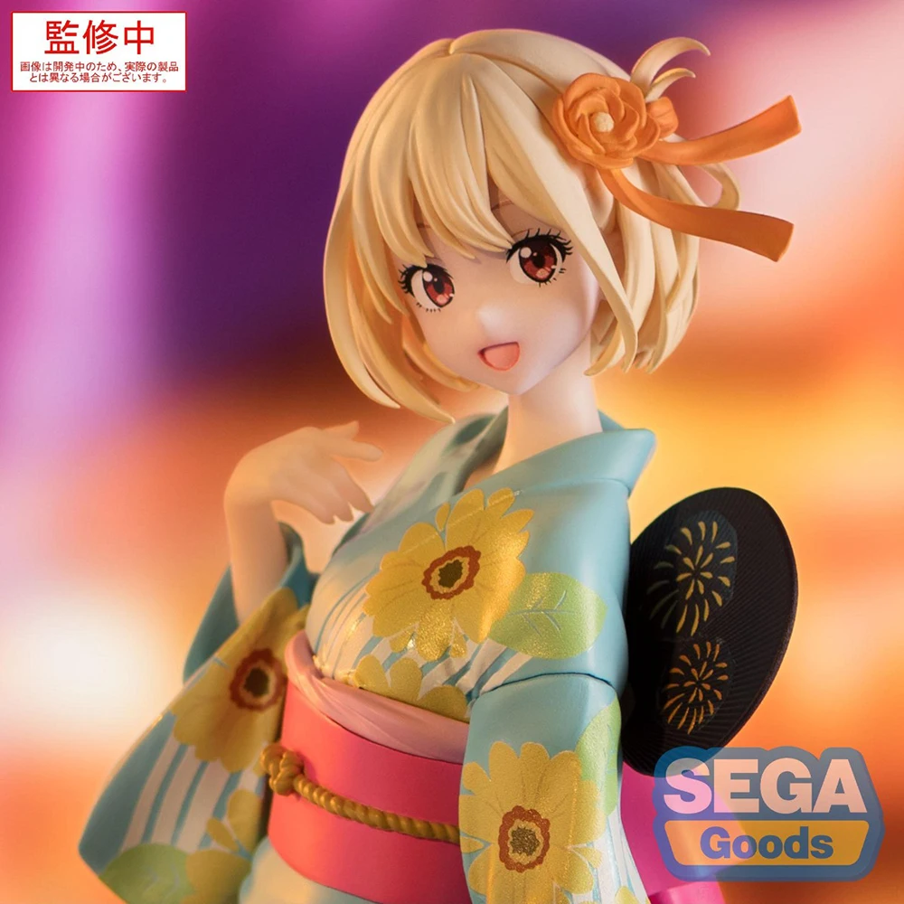 Em estoque original genuíno sega luminasta lycoris inoue takina nishikigi chisato (ukata de omatsuri) figura brinquedos colecionáveis