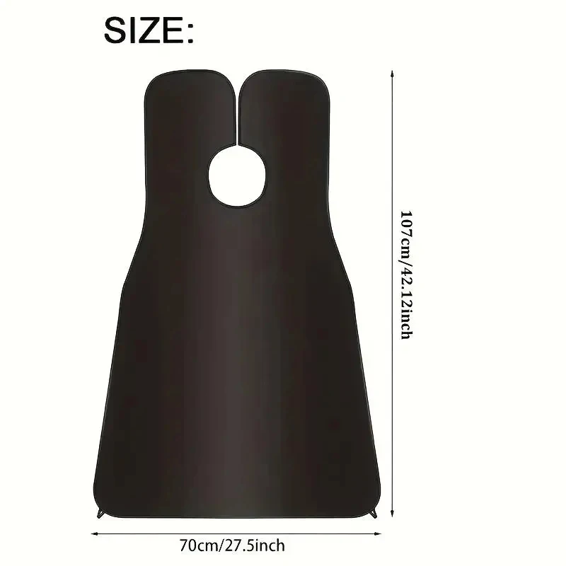 Shaving Hair Catcher Beard Bib for Men, Grooming Apron with Mirror Cover, Practical Tool for Mess-Free Clean Up