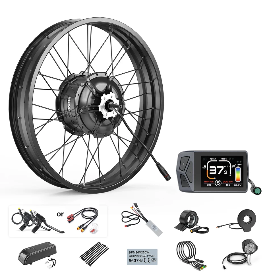 Bafang 48V 1000WリアハブモーターG062.1000.DC電動自転車変換キット