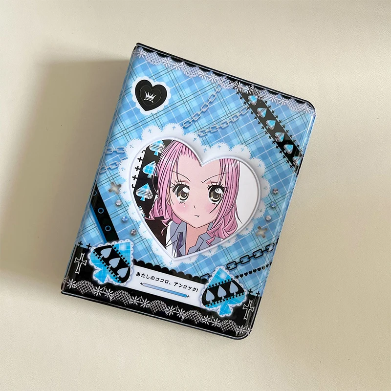 Heart Hollow Kpop Photo Album 3 Inch Storage Album Cartoon Photocard Holder Two Palace Grid Star Chasing Album Collection Book