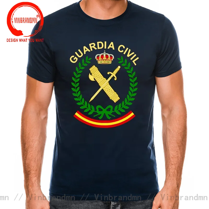 Spain Guardia Civil España T Shirt Men Fashion Trendy Casual Clothing Stylish Tops Tee Shirt Leisure Tshirt Men's Casual T-Shirt