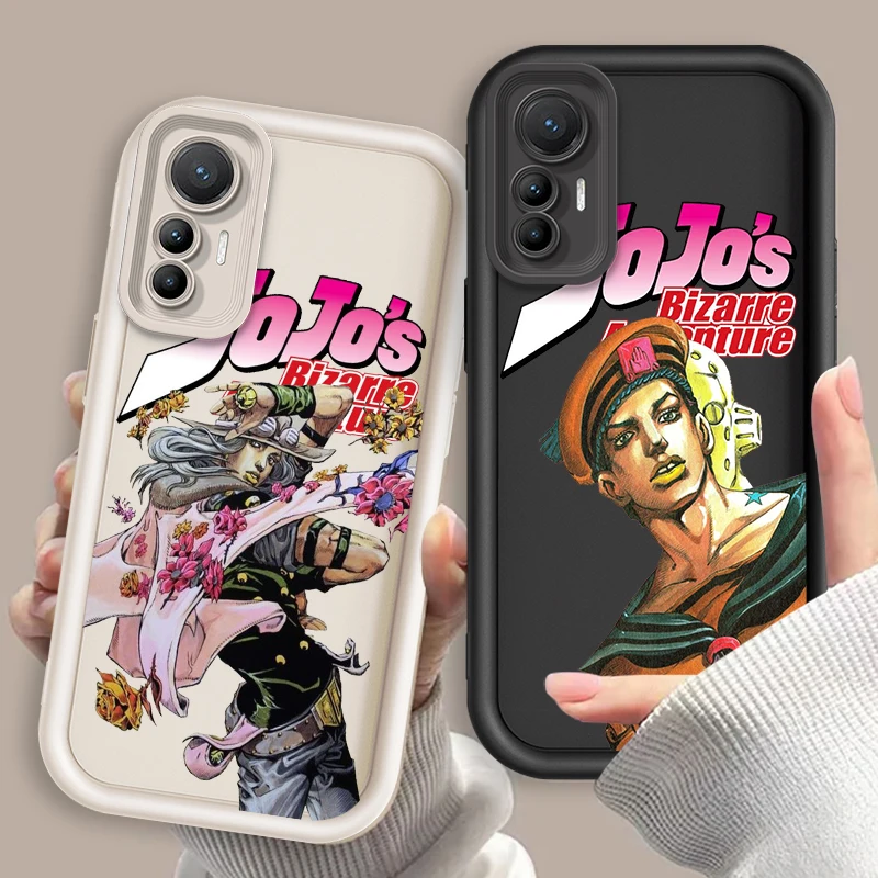 Anime J-JoJo Bizarre Adventure Eye Ladder For Xiaomi MI 14 12T 11 Lite Poco M3 X5 X4 F5 F4 F3 F2 GT Pro 5G Funda Phone Case