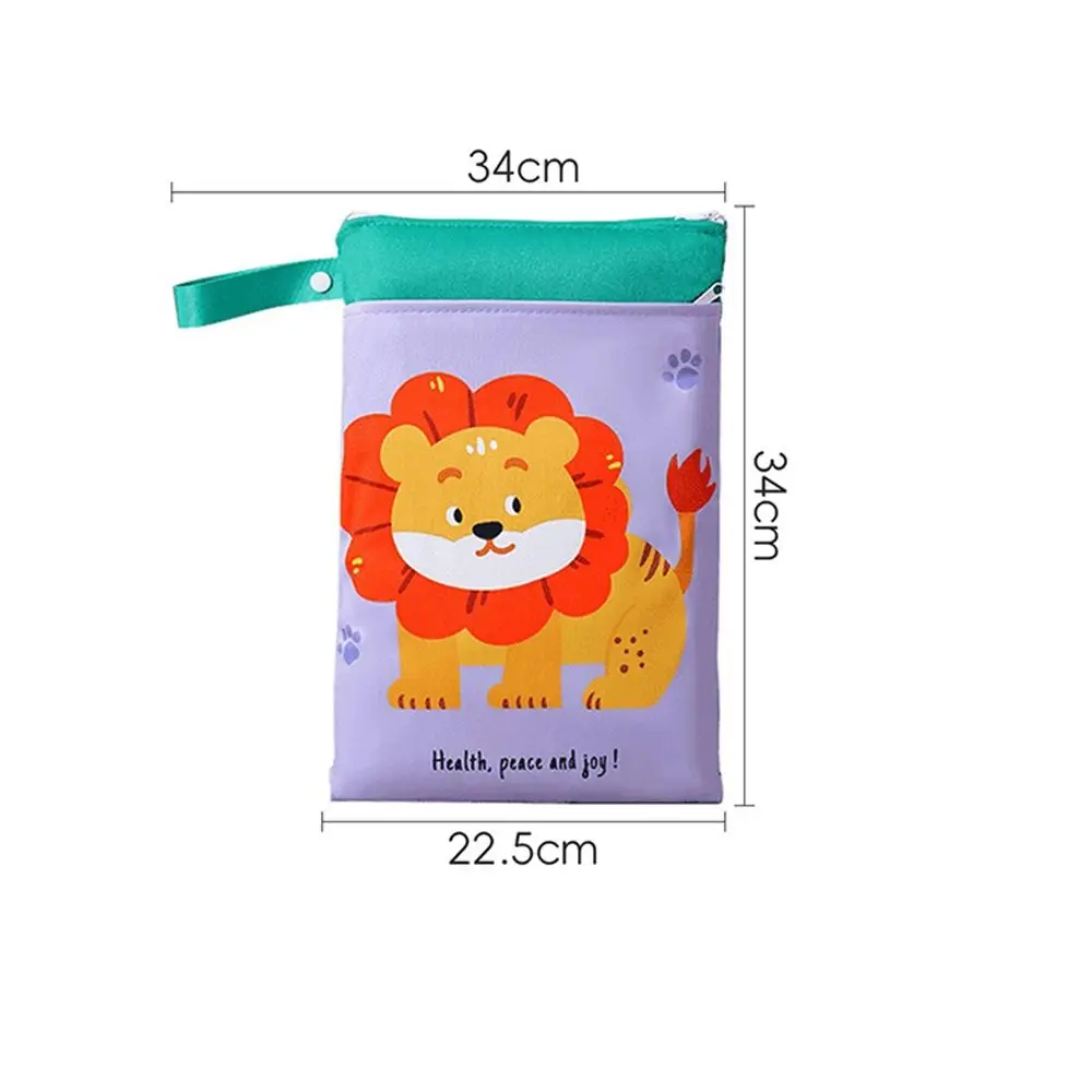 Large Capacity Reusable Wet Dry Bags Portable Waterproof Crib Hanging Storage Bag Multifuncional Maternal Products Organizer