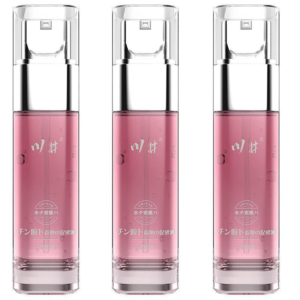 Portable 30ml Peach Flavor External Intimate Care Liquid Soft Mild Formula Long-lasting Fresh Scent Easy Application Safe 2