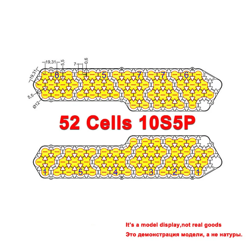 Hailong 52 celle 65 celle striscia di nichel per batteria 36V 48V 10S5P 10S6P 13S4P 13S5P set placcati in nichel striscia di nichel puro al 99%