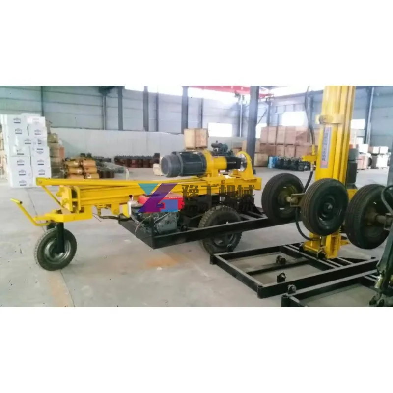 YUGONG 60m Borehole Drilling Equipment Small Soil Drilling Machine Portable Hole Digging Drill