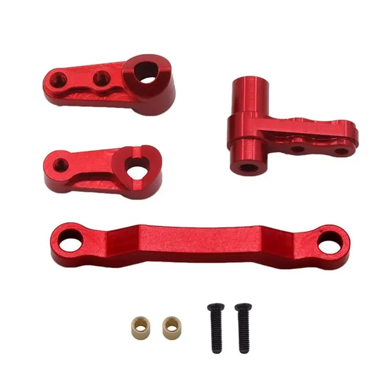 YSUN-5X For 1/16 SMAX 1621 1625 Front And Rear Steering Cups, Swing Arms, Steering Groups, C Seats Red